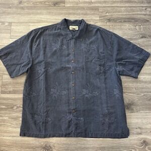 VTG Jamaica Jaxx Hawaiian Short Sleeve Shirt 100% Silk Mens XXL 2XL Floral Aloha